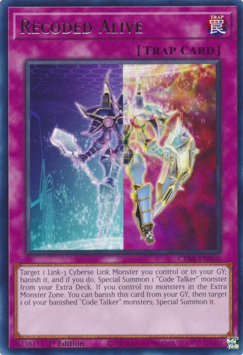 Recoded Alive - CRBR-EN060 - Rare - 1st Edition